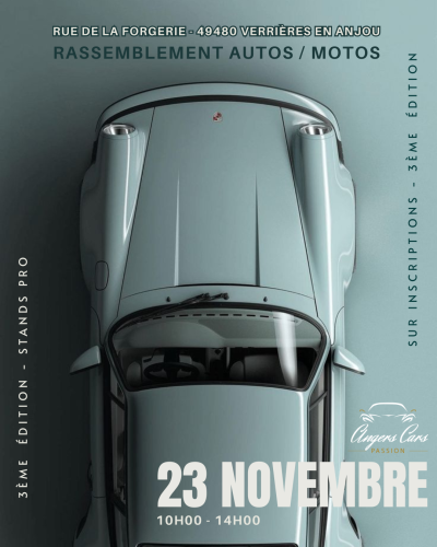 Rassemblement voitures et motos Angers Cars Passion