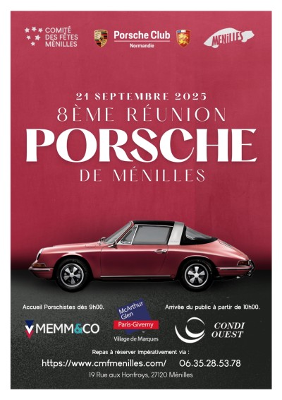8ème Réunion PORSCHE de Ménilles
