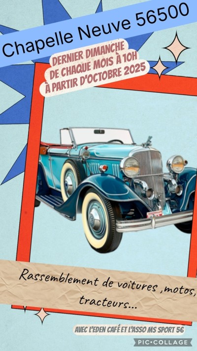 Rassemblement de vielles mécaniques