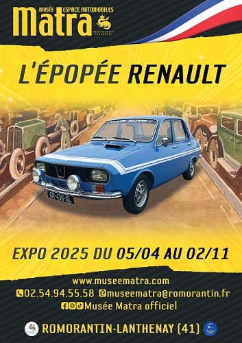 Exposition "L'Épopée Renault" au musée Matra