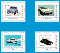 Les voitures cultes de Louis de Funès arrivent en timbres collector !