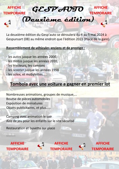 GESP'AUTO - 2e édition