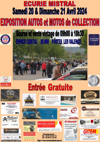 Bourse vente vintage & Expositions de voitures et motos anciennes