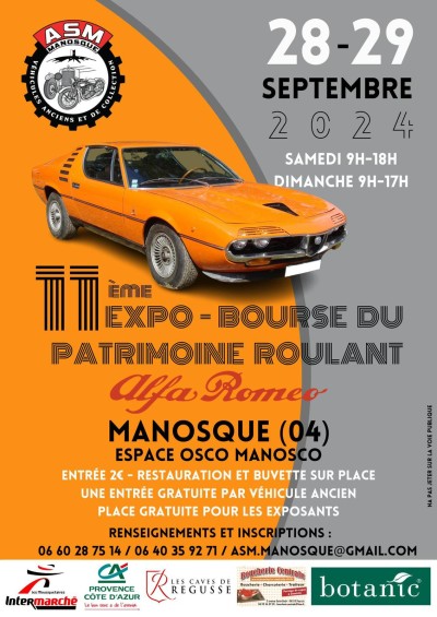 11e Expo bourse du patrimoine roulant