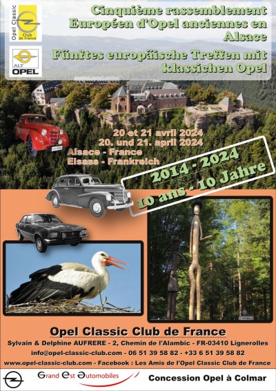 5e Rassemblement Européen en Opel Anciennes