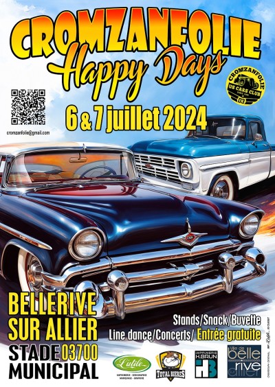Cromzanfolie Happy Days 2024