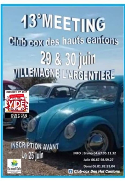 13e Meeting Club Cox des Hauts Cantons