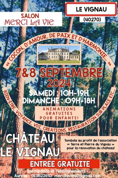 Salon Merci La vie au Château Le Vignau