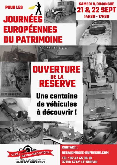 Ouverture Exceptionnelle de la Réserve du Musée Dufresne