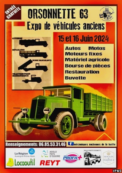 Exposition de véhicules anciens