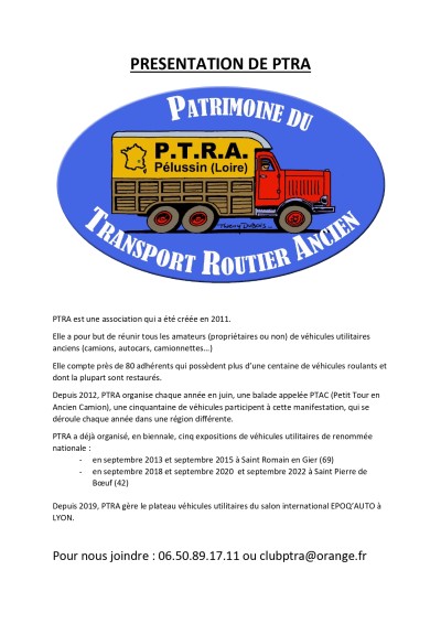 PTRA en Fête