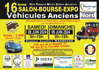 16e Salon-Bourse-Expo Véhicules Anciens
