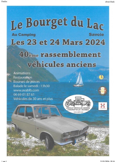 40e Rassemblement de véhicules de collection