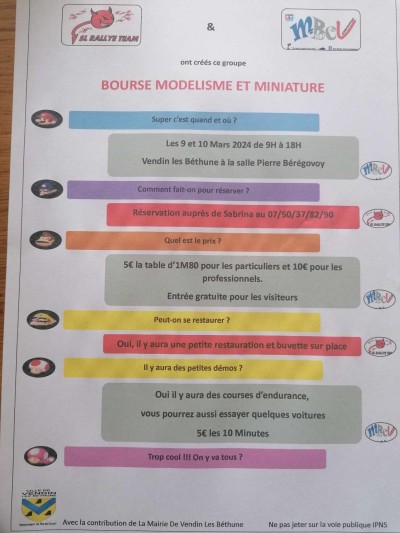 Bourse modélisme et miniatures