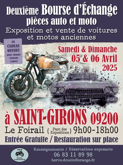 2e Bourse d'échange pièces autos et motos
