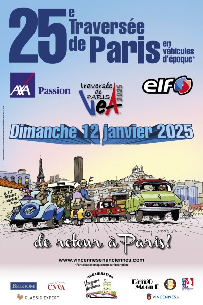 25e Traversée de Paris en véhicules d'époque