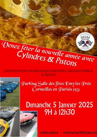 Venez fêter la nouvelle année avec Cylindres & Pistons