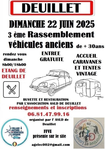 3e Rassemblement de véhicules de + de 30 ans