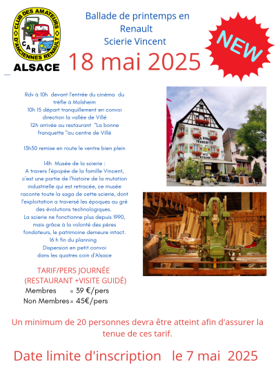 Balade de printemps CAR Alsace