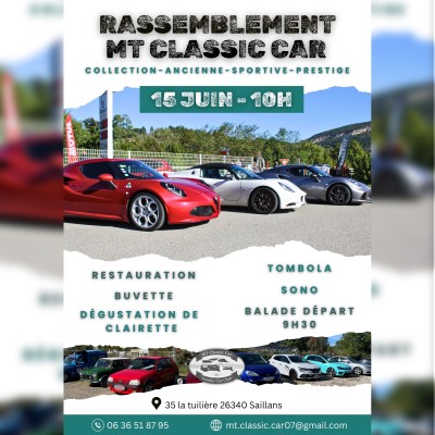 Rassemblement automobile MT Classic Car