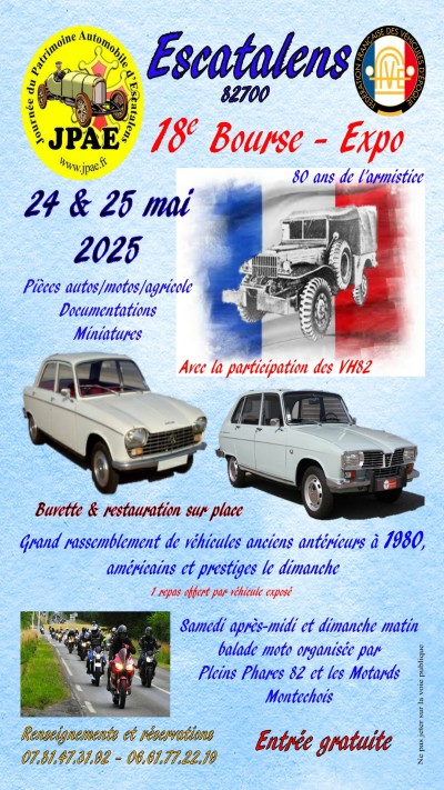 18e Journée du Patrimoine Automobile d'Escatalens