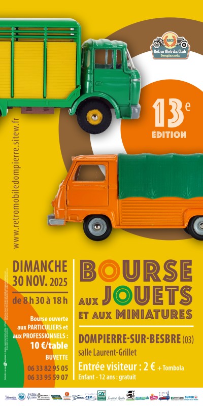 13e BOURSE AUX JOUETS ET AUX MINIATURES