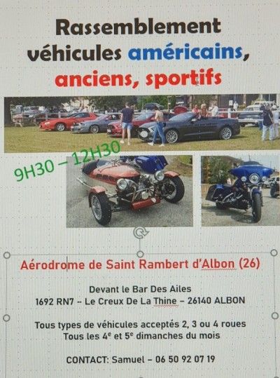 Réunion informelle de véhicules de collection les 4e dimanche