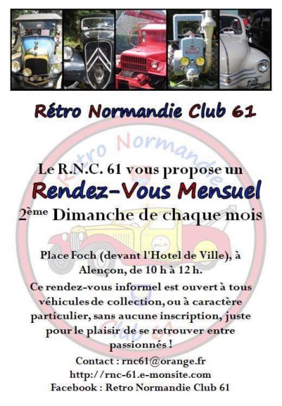 Rendez-vous mensuel à Alençon