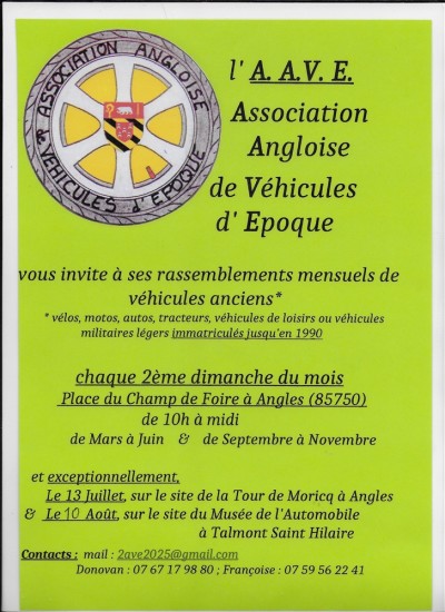 Rassemblement mensuel de véhicules anciens