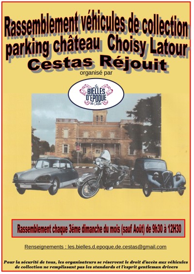 Rassemblement des Bielles d'Epoque de Cestas