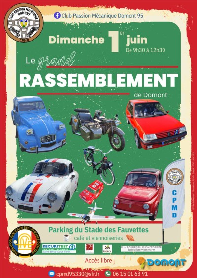 Club Passion Mécanique Domont Le Grand Rassemblement