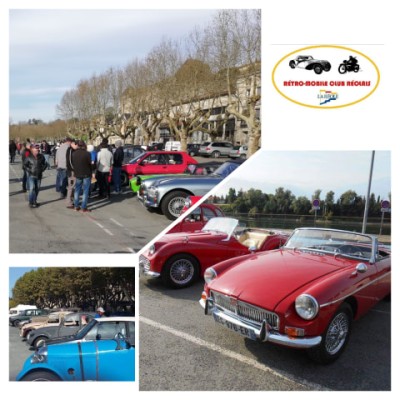 Rassemblement mensuel du Rétro-Mobile Club Réolais