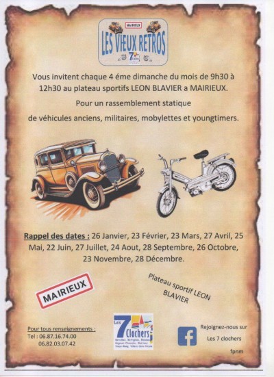 Rassemblement mensuel des 7 Clochers