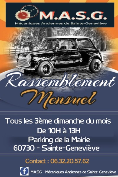 Rassemblement mensuel des Mécaniques Anciennes
