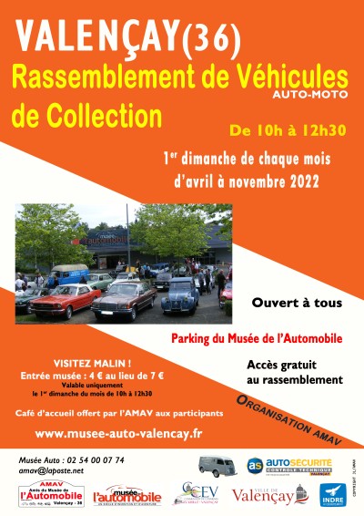 Rassemblement de véhicules anciens des Amis du Musée de Valençay