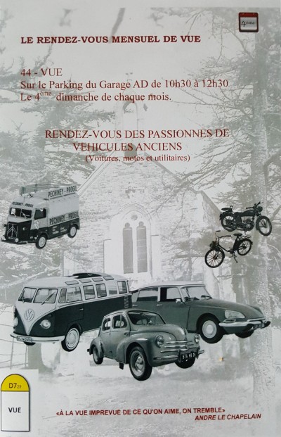 Rendez-vous mensuel de Vue