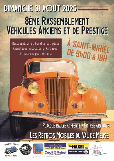 8e Rassemblement de véhicules anciens et de prestiges