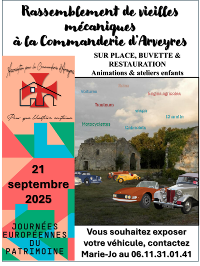 Rassemblement vieilles mécaniques