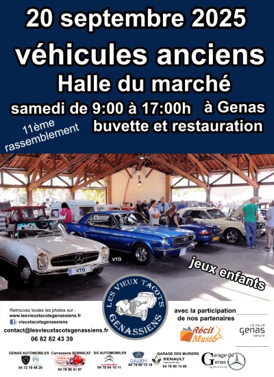 Les Vieux Tacots Genassiens font leur show