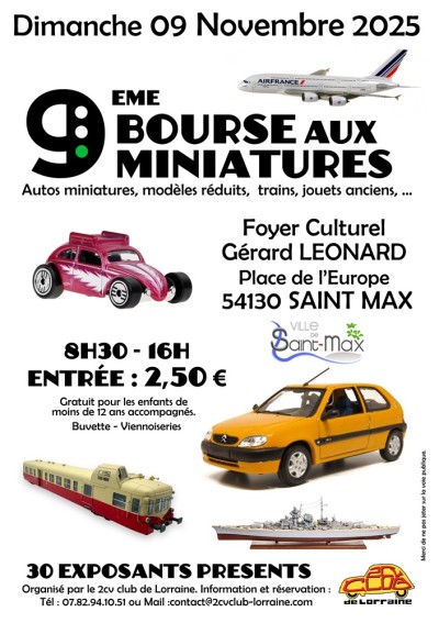 9e Bourse aux véhicules miniatures