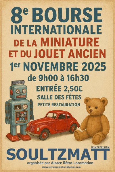 8ᵉ Bourse Internationale de la Miniature et du Jouet Ancien