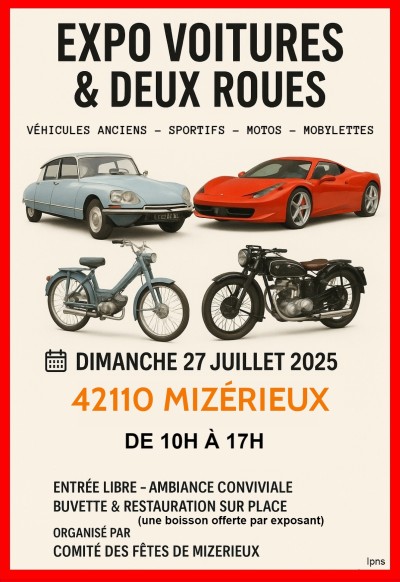 Exposition voitures et deux roues