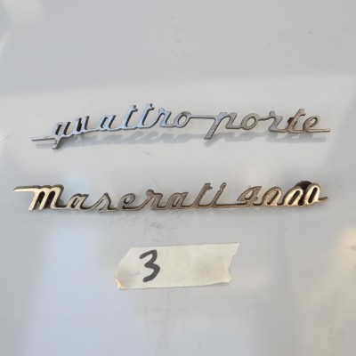 Emblème Maserati Quattroporte 4000