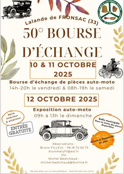 50e Bourse d'échanges