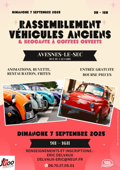Rassemblement de véhicules anciens et Brocante