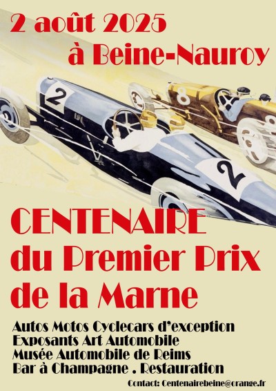 Centenaire du 1er Prix de la Marne