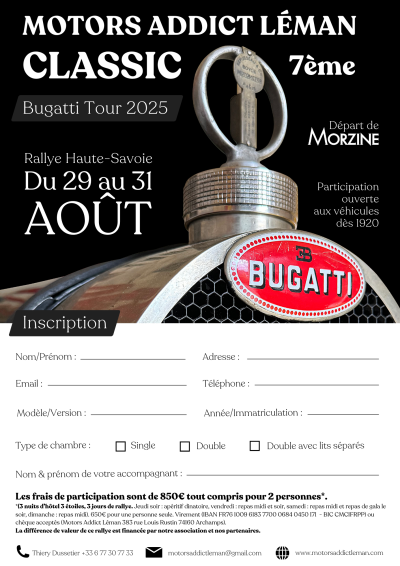 Bugatti Tour 2025