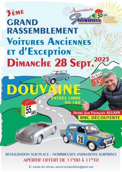 3e Grand Rassemblement - 55 ans Gaud Car System