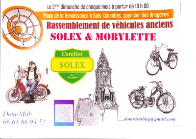 Rassemblement de Solex, de Mobylette et 2 roues de plus de 30 ans
