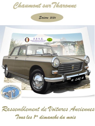 Rassemblement de véhicules anciens et de prestige